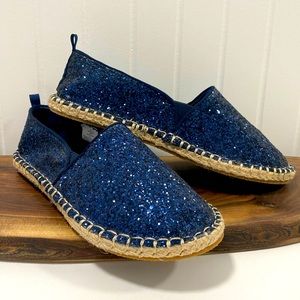 Joe Fresh Glitter Espadrilles